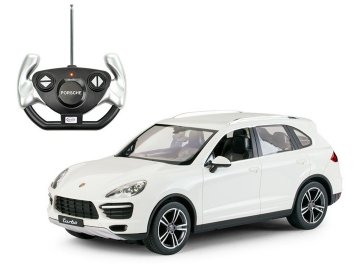 Rastar Porsche Cayenne Turbo 1:14 RTR (batéria, nabíjačka) - Biela