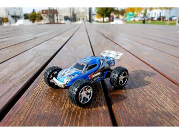 WL toys rc auto mini buggy, modrá/ čierna