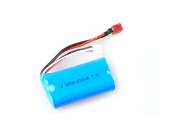 Akumulátor Li-Ion 7,4V / 2000 mAh, 2 články, T-plug + servisný kábel pre autá Across