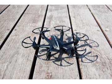 MJX X800 HEXA, BAROMETER, AUTONÓMNY PROGRAMOVATEĽNÝ LET, BAROMETER, FPV, Kamera C4015 ČIERNA