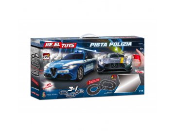 Autodráha Re.el toys Polícia, 3 metre