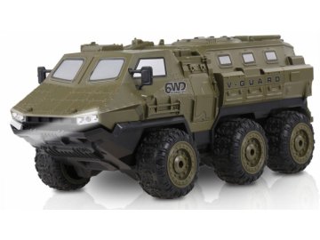 RC Obrnené auto na diaľkové ovládanie AMEWI V-GUARD 6WD 1:16 RTR, vojenská zelená - aeromodel.sk