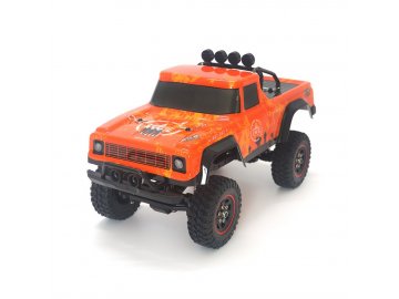 S-Idee: RC OFF-road auto Crawler 1:18 oranžová