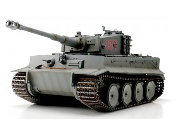 RC TORRO tank 1:16 Tiger I IR - kamufláž svetlo šedá