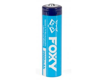FOXY: Li-Ion batérie (18650) 2000 mAh/15C, 2ks