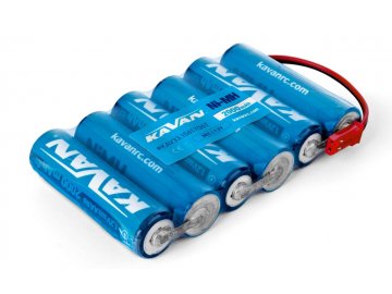 KAVAN: NiMH akumulátor AA 2000mAh/7,2 V BEC konektor