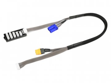 Nabíjací kábel Pro - XT-60 samica / EC5 samec / XH 2-6S