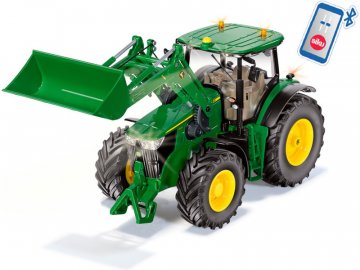 SIKU Control - John Deere s čelným nakladačom