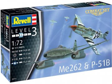 Revell Messerschmitt Me 262, P-51B Mustang(1:72)