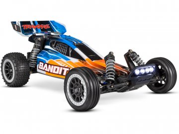 Traxxas Bandit 1:10 RTR oranžový s LED osvětlením