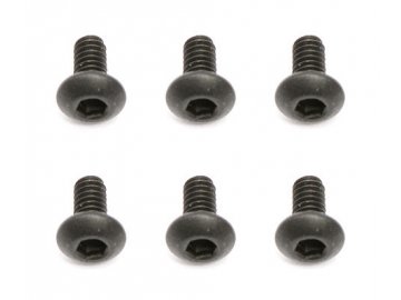 M2x0,4x4mm šroub s imbusouvou půlkulatou hlavou, 10ks.
