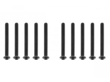 M3x28mm šroub s imbusouvou půlkulatou hlavou, 10ks.