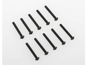 M3x24mm šroub s imbusouvou půlkulatou hlavou, 10ks.