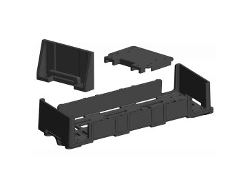 Držák baterky, regualce V2, Composite, 1 ks.