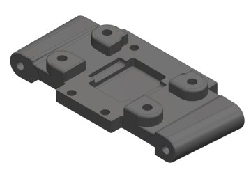 Zadní Bulkhead - kompositový plast, 1 ks.