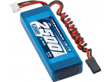 LiPo RX-sada 2/3A v řadě 2500mAh RX-7.4V a vysílač FUTABA 7PX/10PX