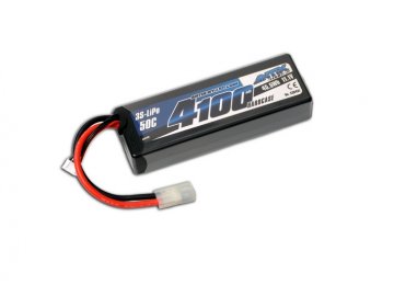 ANTIX by LRP 4100mAh - 11.1V - 50C LiPo Car Stickpack Hardcase - TAMIYA konektor