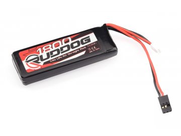 RUDDOG 1800mAh 7,4V LiPo přijímačová sada