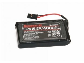 Vysílačový pack, LiPo 1SxP/4000 3,7V TX