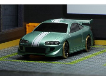 1/76 C62 DRIFT RC Car RTR (zelená s pruhem)