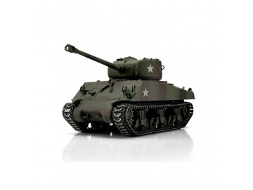 TORRO tank PRO 1/16 RC M4A3 Sherman 76mm maskovací kamufláž - infra IR - Servo