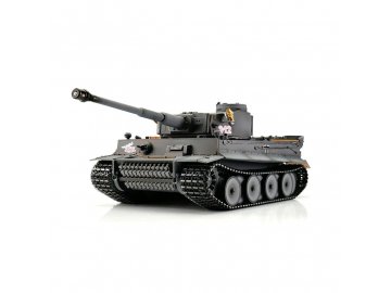 TORRO tank PRO 1/16 RC Tiger I dřívější verze šedá kamufláž - infra IR - kouř z hlavně