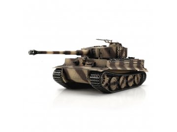 TORRO tank PRO 1/16 RC Tiger I pozdní verze pouštní kamufláž - infra IR - kouř z hlavně