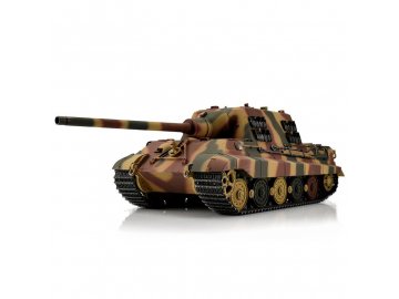 TORRO tank PRO 1/16 RC Jagdtiger vícebarevná kamufláž - BB Airsoft včetně zákluzu hlavně