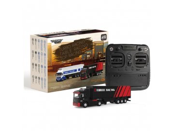 1/76 C50 RC kamion s přívěsem RTR (černá)