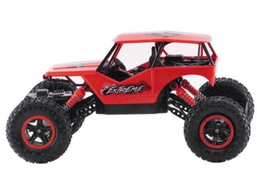 UF: RC auto Rock Crawler 1:16 RTR 2.4GHz, ČERVENÁ FARBA
