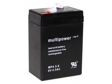 Pb akumulátor MULTIPOWER 6V/4,5Ah