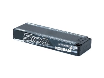 HV LCG ULTRA Stock Spec GRAPHENE-4.1 5100mAh Hardcase Akku - 7.6V LiPo - 135C/65C