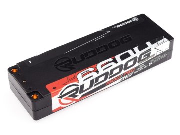 RUDDOG Racing Hi-Volt 6600mAh 150C/75C 7.6V LCG Stick Pack - EFRA