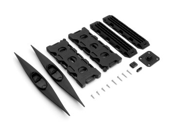 Set kánoe, vyprošťovací desky a nádrže černý expedice 1/10