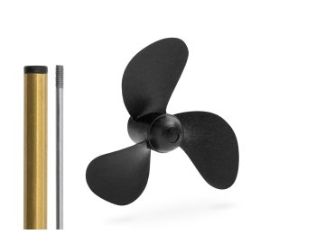 Lodní hřídel s pouzd.150mm šroub 40mm