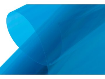 KAVAN nažehlovací fólie - transparentní modrá