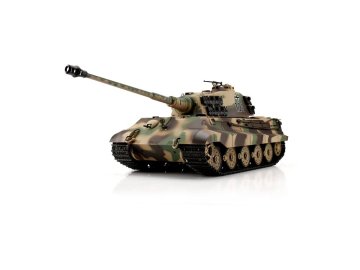 TORRO tank 1/16 RC Königstiger Henschel vícebarevná kamufláž - BB Airsoft+IR