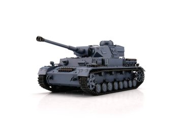 TORRO tank 1/16 RC PzKpfw IV provedení F2 šedá kamufláž - BB Airsoft+IR (kovové pásy)