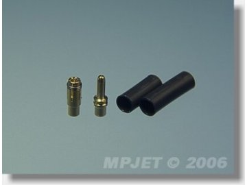 21010 Konektory MP JET gold 1,8 - pár 2 páry