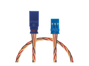 Prodlužovací kabel 100mm, JR 0,35qmm kroucený silikonkabel, 1 ks.