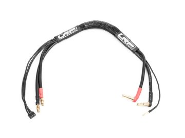 Nabíjecí kabel 35cm 2S LiPo HARDCASE z G4 na P4/5 včetně balančního konekt. EHR