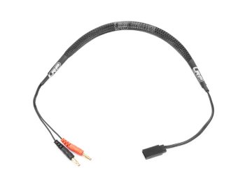 Nabíjecí kabel 50cm z G4 na Futaba,Sanwa,Graupner,JR RX/TX konektor