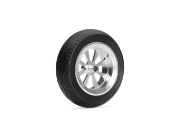 115mm (4,5") Podvozkové kolo s hliníkovým středem a náhradní gumou (1ks)