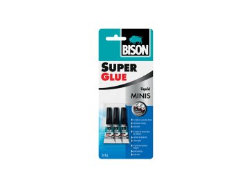 BISON SUPER GLUE MINIS 3 x 1g