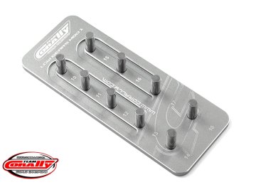 Hliníkový držák pastorků M1.0/5,0mm hřídel (pro devět pastorků)