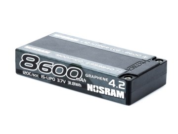 NOSRAM 1/12 Hyper LCG Modified GRAPHENE-4.2 8600mAh Hardcase akumulátor - 3.7V - 120C/60C