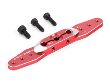 Servo páka Oboustranná 64mm (2,5") 25zubů M2 - červená