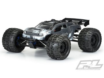 BRUTE čirá karoserie, bílá, předříznutá pro TRX E-REVO 2.0