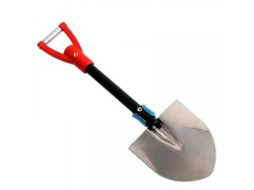 Záhranný rýč s červeným topůrkem