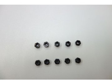 SWORKz ocelová samojistná matka M3, černá 10 ks.